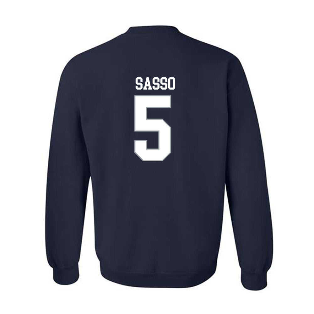 Monmouth - NCAA Football : Charlie Sasso - Replica Shersey Crewneck Sweatshirt