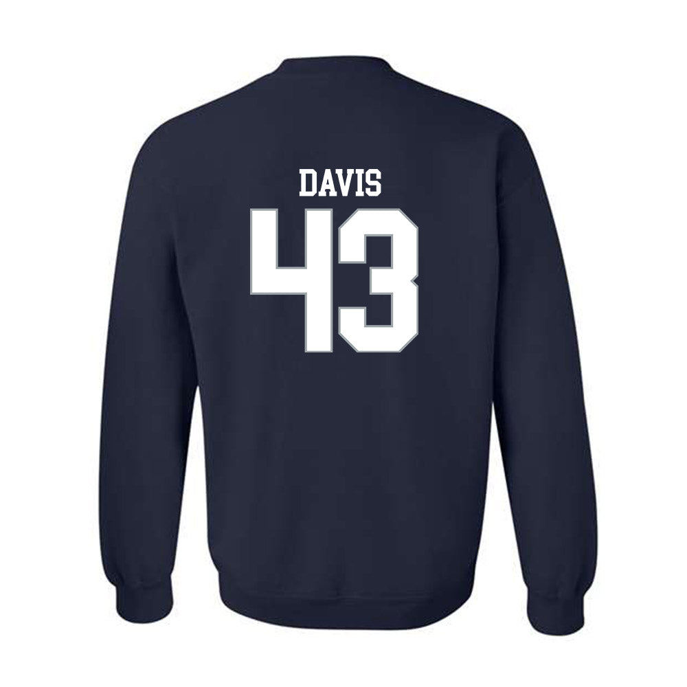 Monmouth - NCAA Football : Jake Davis - Replica Shersey Crewneck Sweatshirt-1