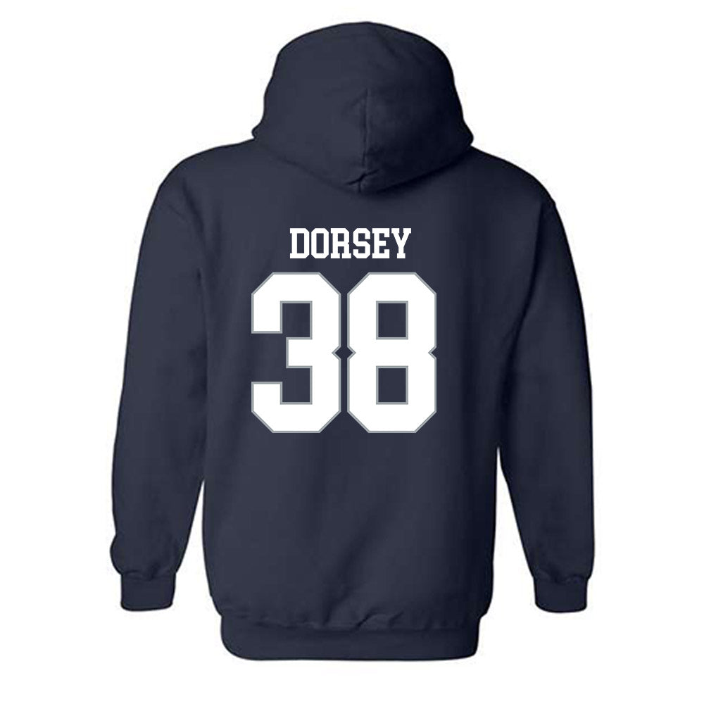 Monmouth - NCAA Football : Kendall Dorsey - Replica Shersey Hooded Sweatshirt-1