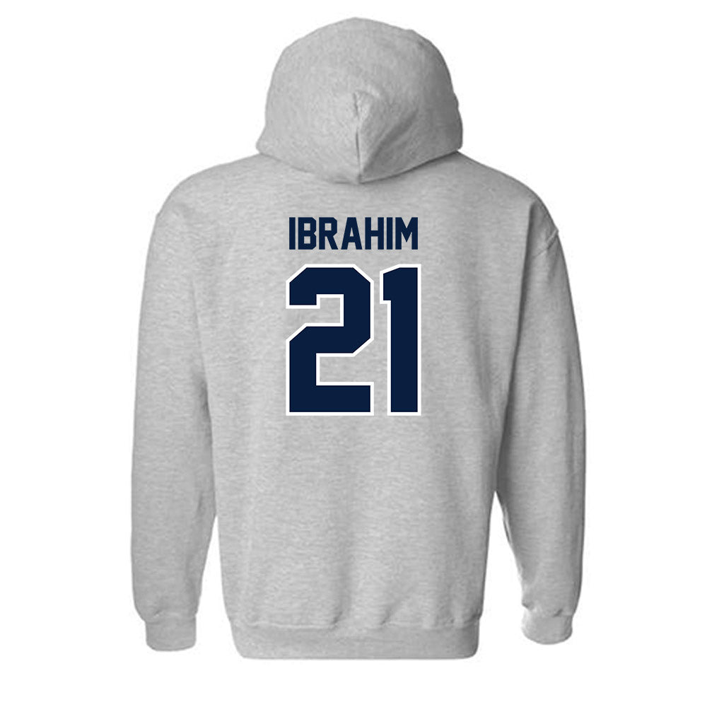 Monmouth - NCAA Football : Omar Ibrahim - Sports Shersey Hooded Sweatshirt-1