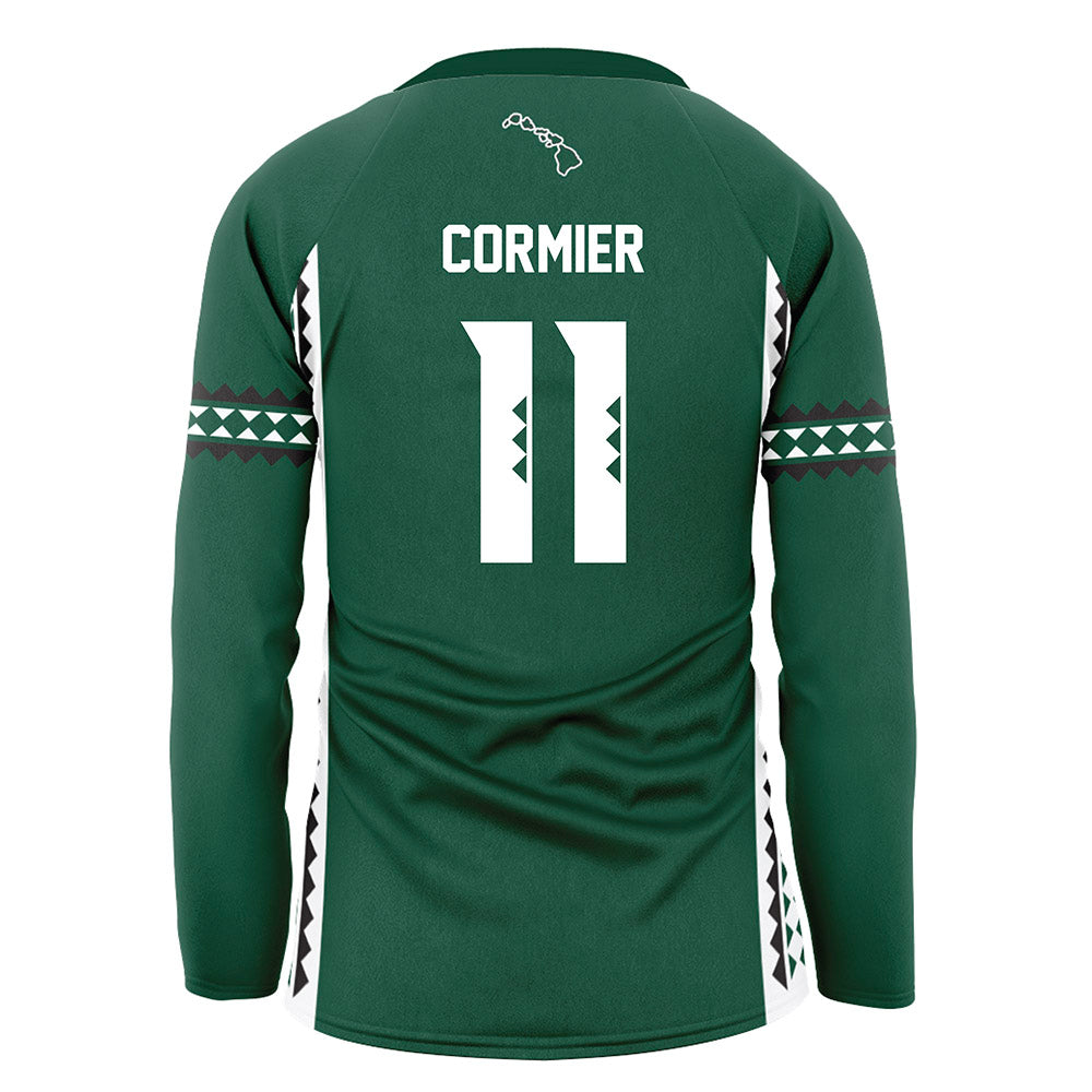 Hawaii - NCAA Women's Volleyball : Maeli Cormier - Green Volleyball Jersey-1
