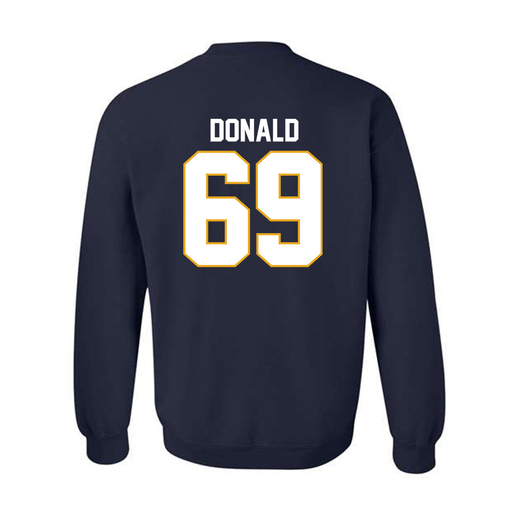 UTC - NCAA Football : Aidan Donald - Replica Shersey Crewneck Sweatshirt
