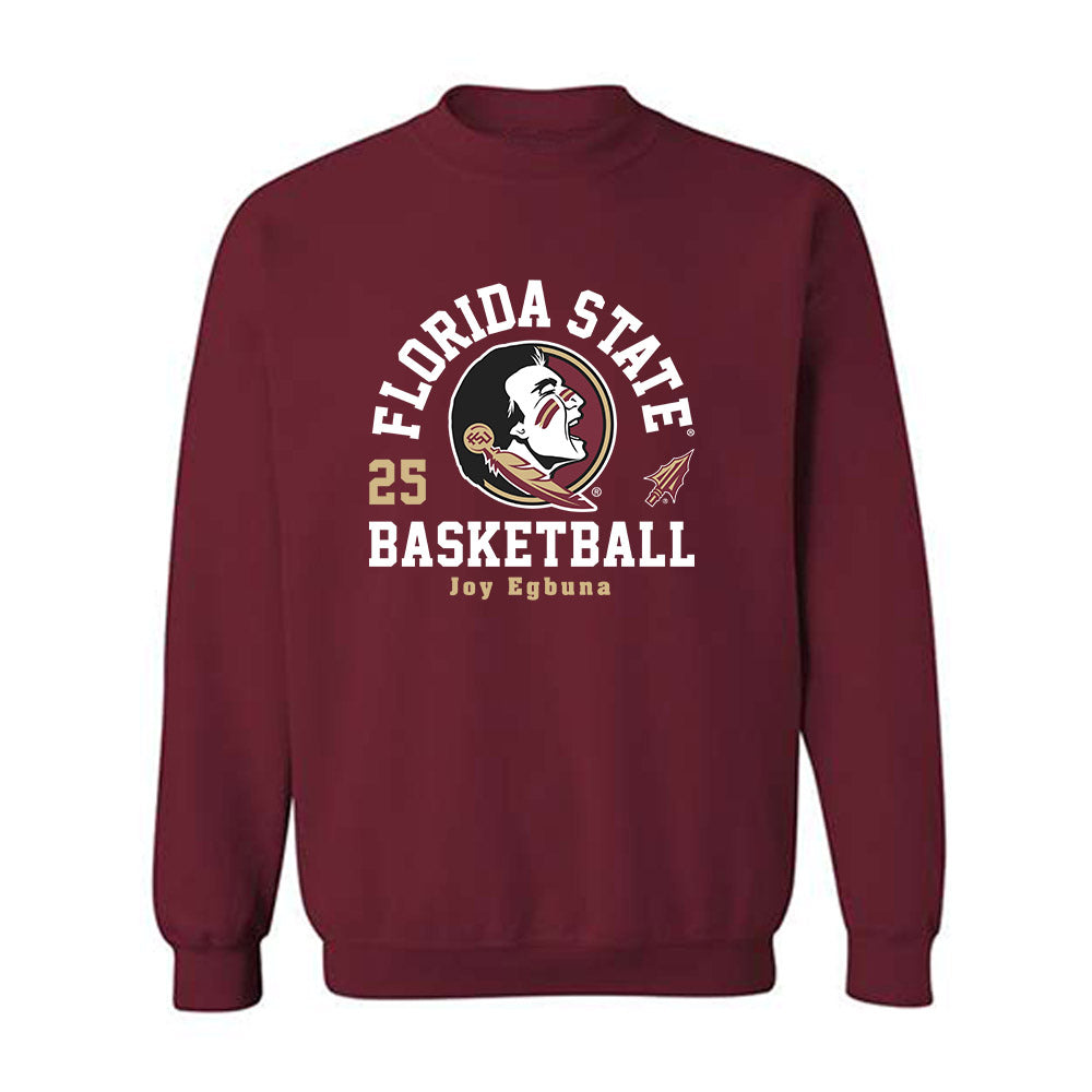 FSU - NCAA Women's Basketball : Joy Egbuna - Fashion Shersey Crewneck Sweatshirt-0