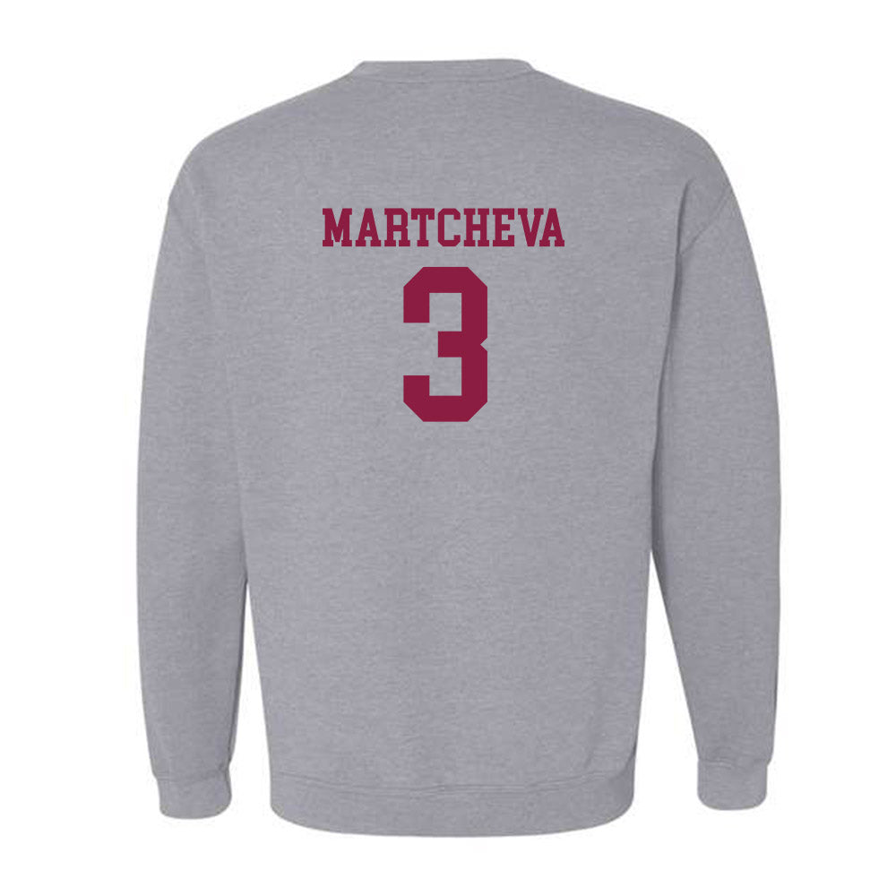 Virginia Tech - NCAA Women's Volleyball : Santina Martcheva - Fashion Shersey Crewneck Sweatshirt-1