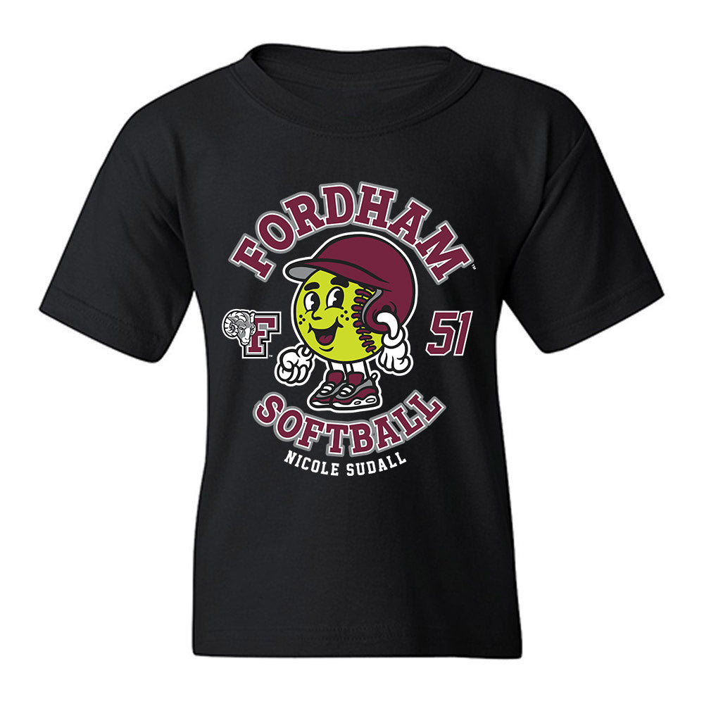 Fordham - NCAA Softball : Nicole Sudall - Fashion Shersey Youth T-Shirt-0