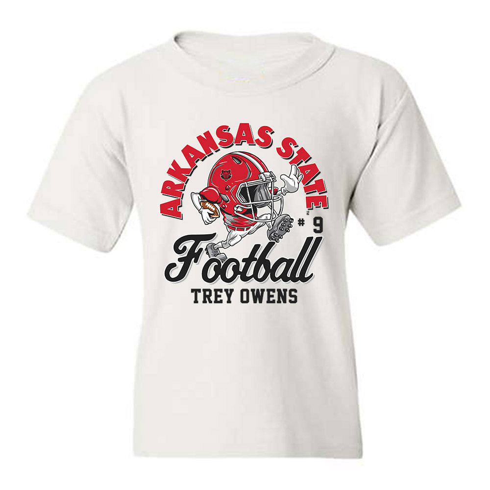 Arkansas State - NCAA Football : Trey Owens - Youth T-Shirt-0