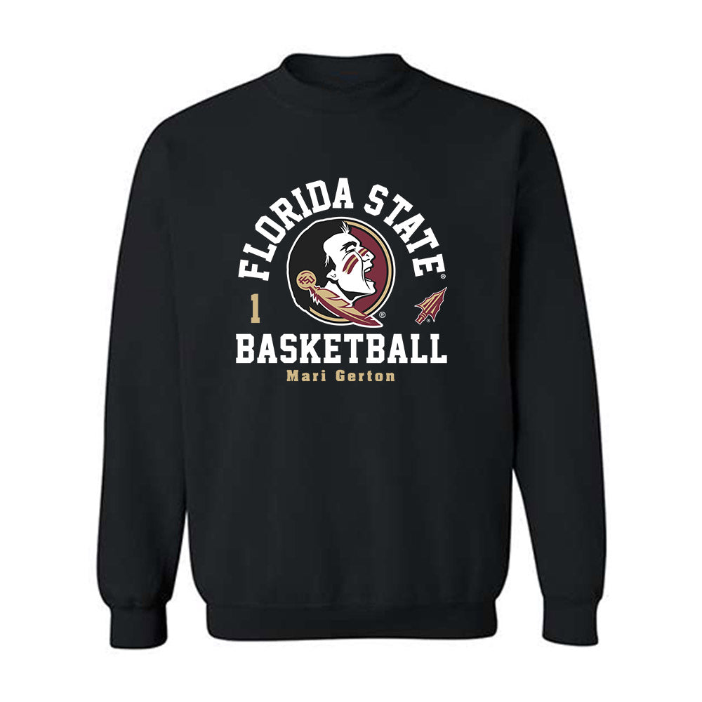 FSU - NCAA Women's Basketball : Mari Gerton - Classic Fashion Shersey Crewneck Sweatshirt-0