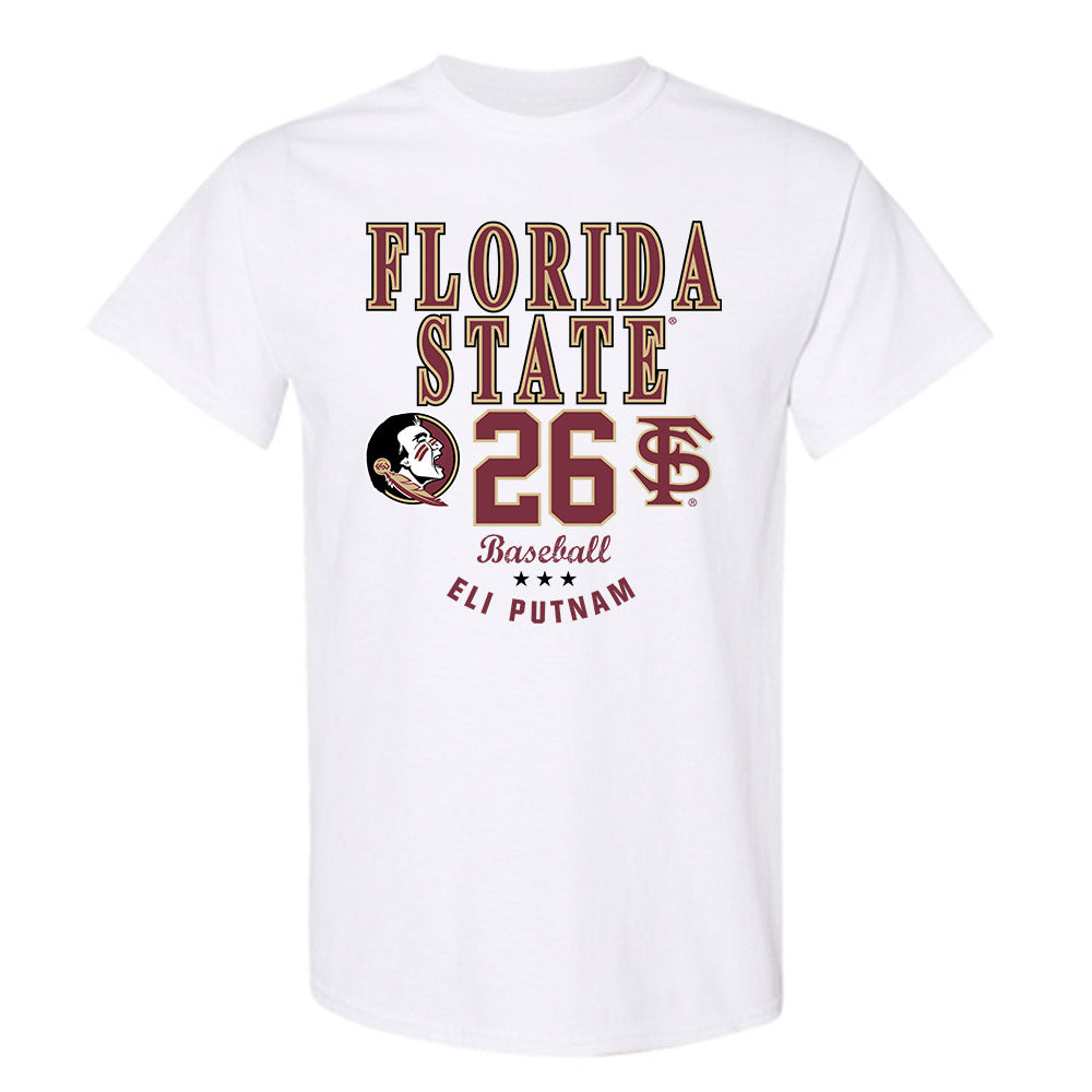 FSU - NCAA Baseball : Eli Putnam - Classic Fashion Shersey T-Shirt-0