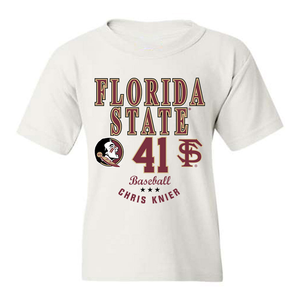 FSU - NCAA Baseball : Chris Knier - Classic Fashion Shersey Youth T-Shirt