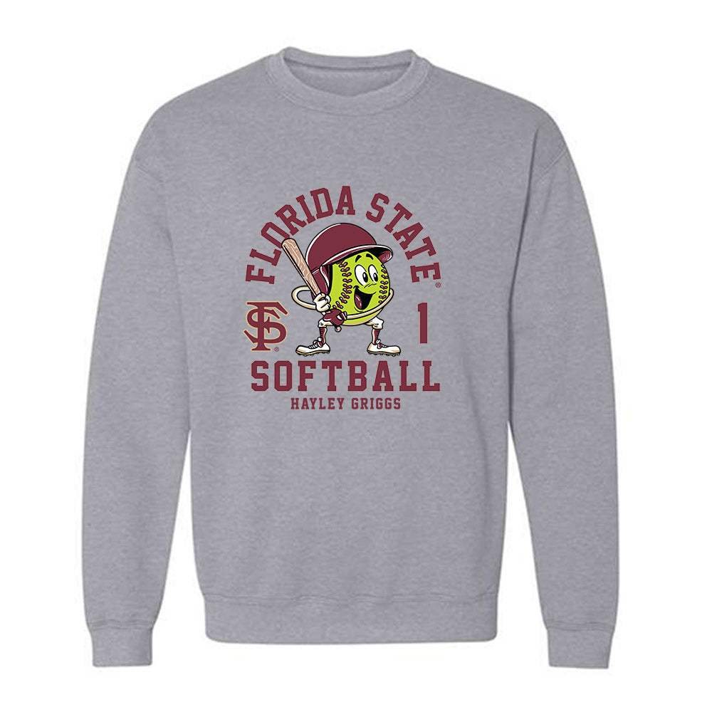 FSU - NCAA Softball : Hayley Griggs - Fashion Shersey Crewneck Sweatshirt-0