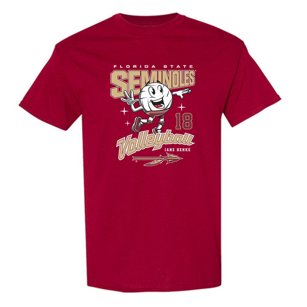 FSU - NCAA Women's Volleyball : Iane Henke - Fashion Shersey T-Shirt-0