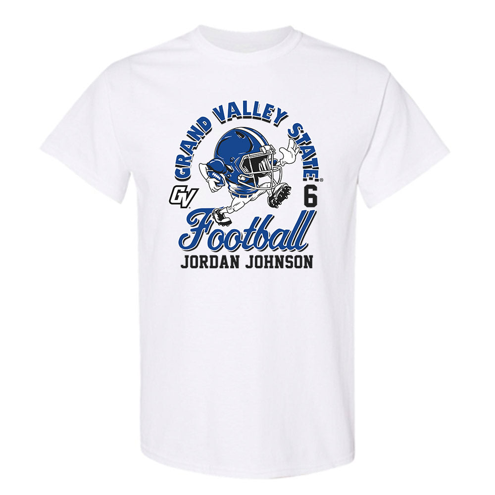 Grand Valley - NCAA Football : Jordan Johnson - Fashion Shersey T-Shirt-0