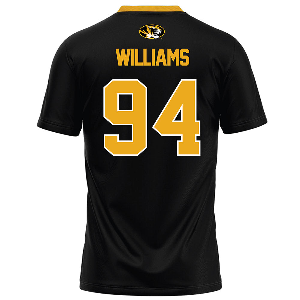 Missouri - NCAA Football : Sam Williams - Black Football Jersey-1