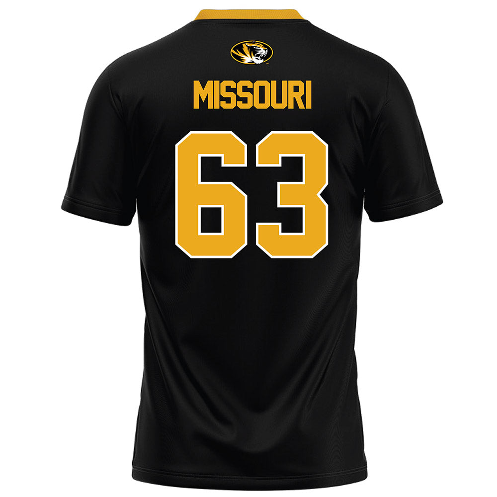 Missouri - NCAA Football : Chace Missouri - Black Football Jersey-1