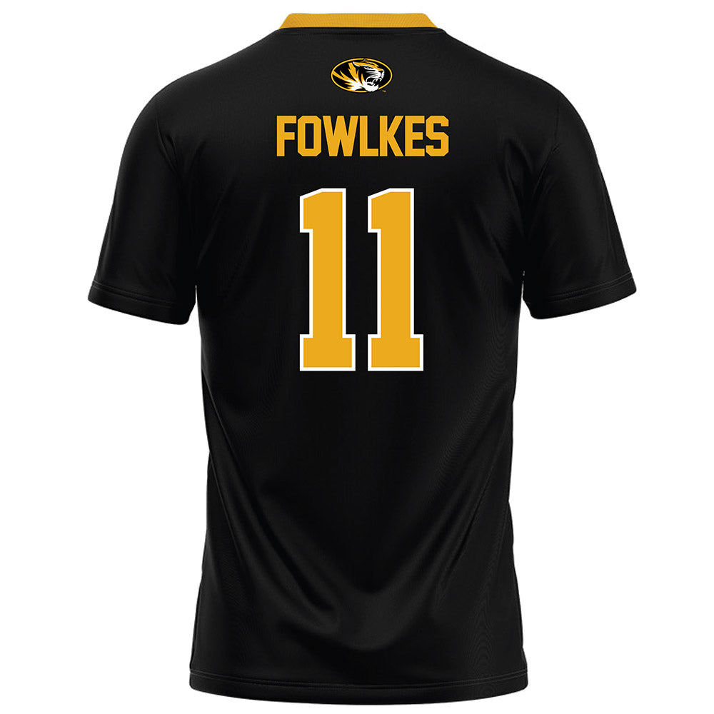 Missouri - NCAA Football : DaMarion Fowlkes - Black Football Jersey-1