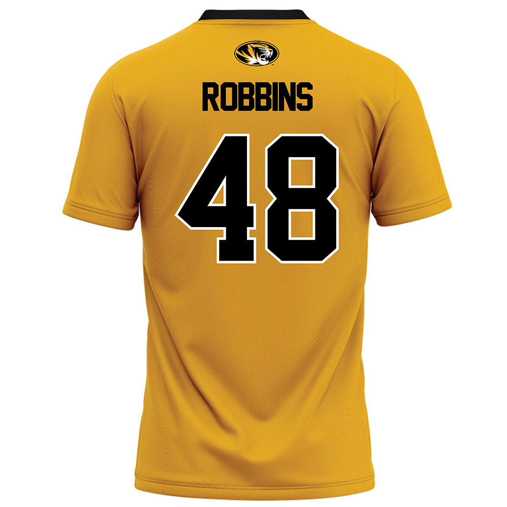 Missouri - NCAA Football : Oliver Robbins - Gold Football Jersey-1