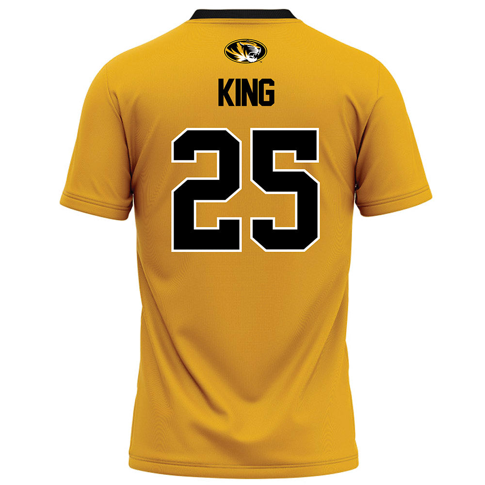 Missouri - NCAA Football : Jason King - Gold Football Jersey-1