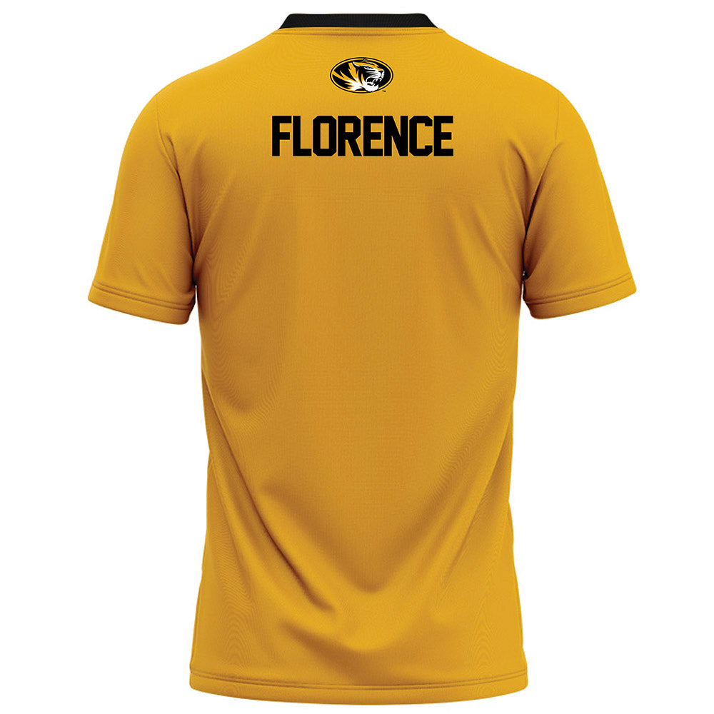 Missouri - NCAA Football : Jahlil Florence - Gold Football Jersey-1