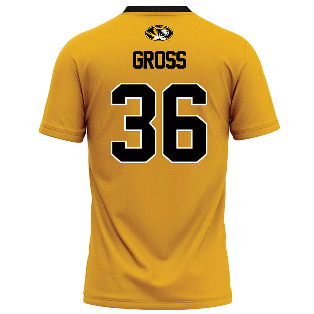 Missouri - NCAA Football : Sean Gross - Gold Football Jersey-1