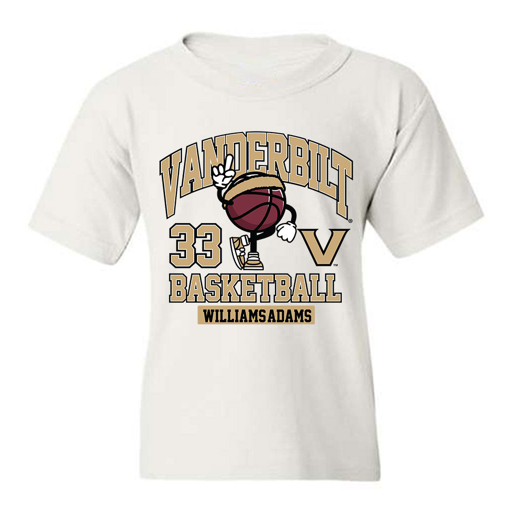 Vanderbilt - NCAA Men's Basketball : Sebastian Williams-Adams - Classic Fashion Shersey Youth T-Shirt-0
