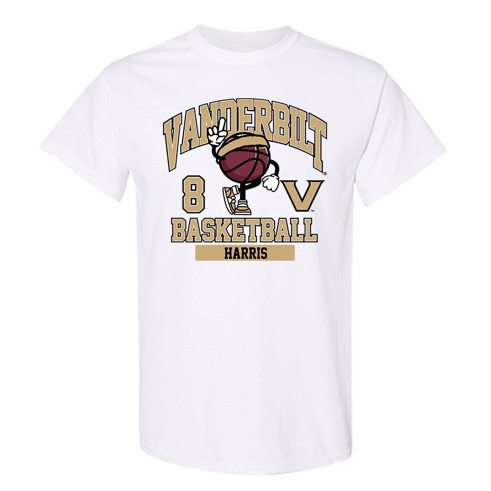 Vanderbilt - NCAA Men's Basketball : Tyler Harris - Classic Fashion Shersey T-Shirt-0