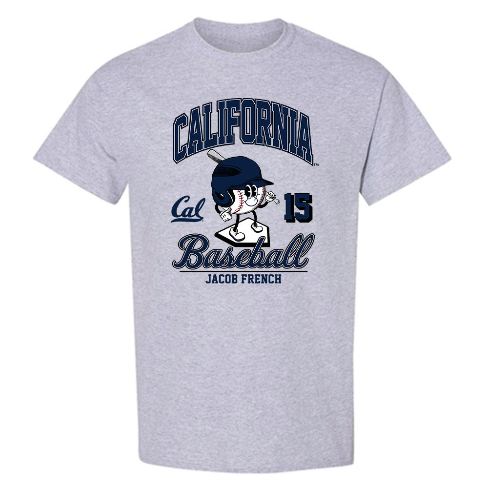 UC Berkeley - NCAA Baseball : Jacob French - Fashion Shersey T-Shirt-0