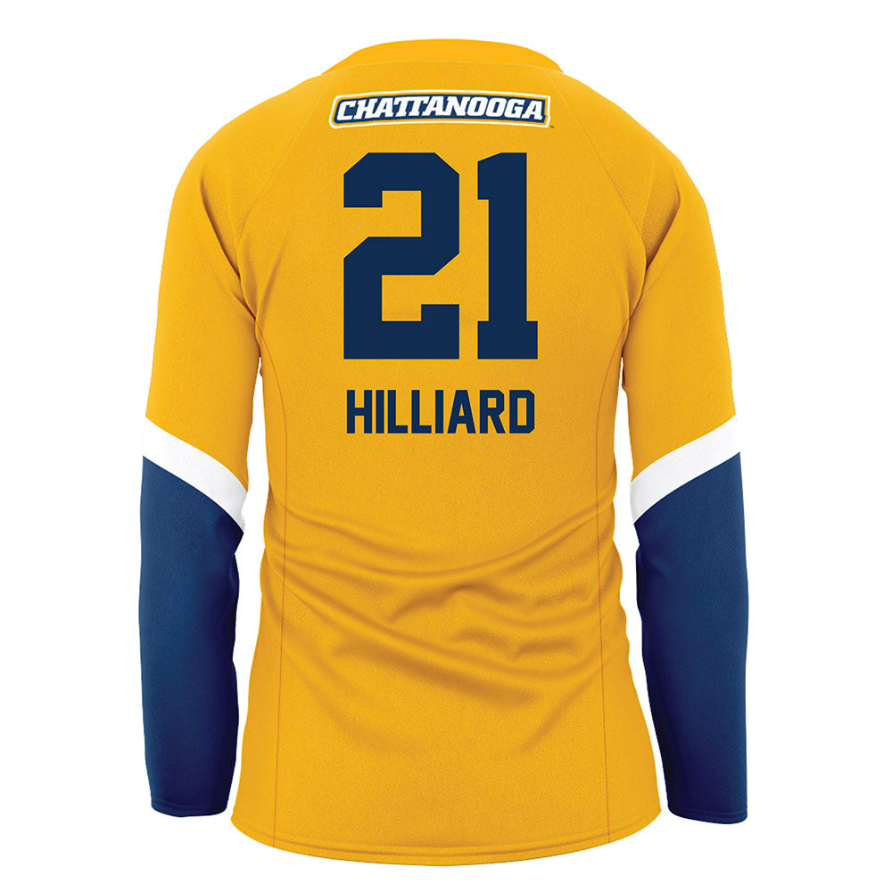 UTC - NCAA Women's Volleyball : Finley Hilliard - Gold Volleyball Jersey-1