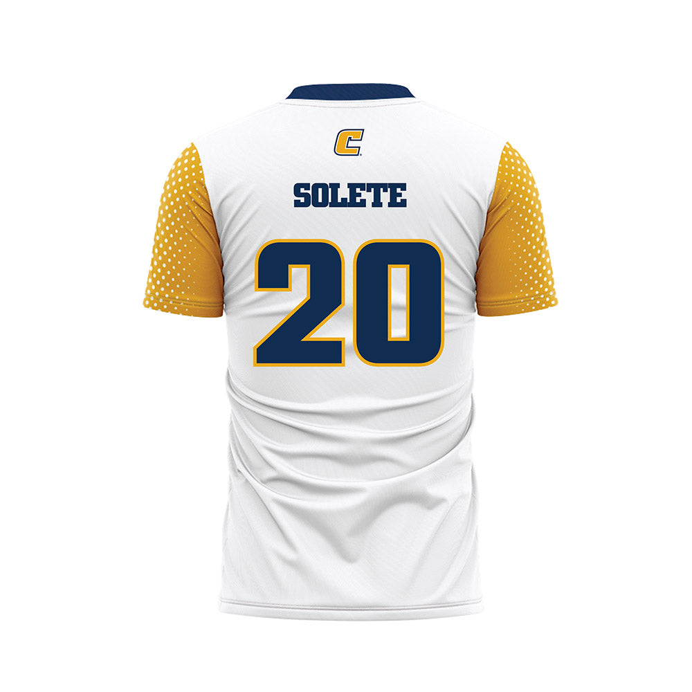 UTC - NCAA Women's Soccer : Nicole Solete - White Soccer Jersey