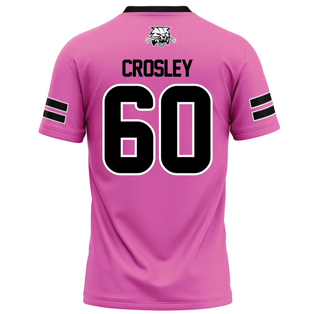 Ohio - NCAA Football : Colton Crosley - Pink Football Jersey-1