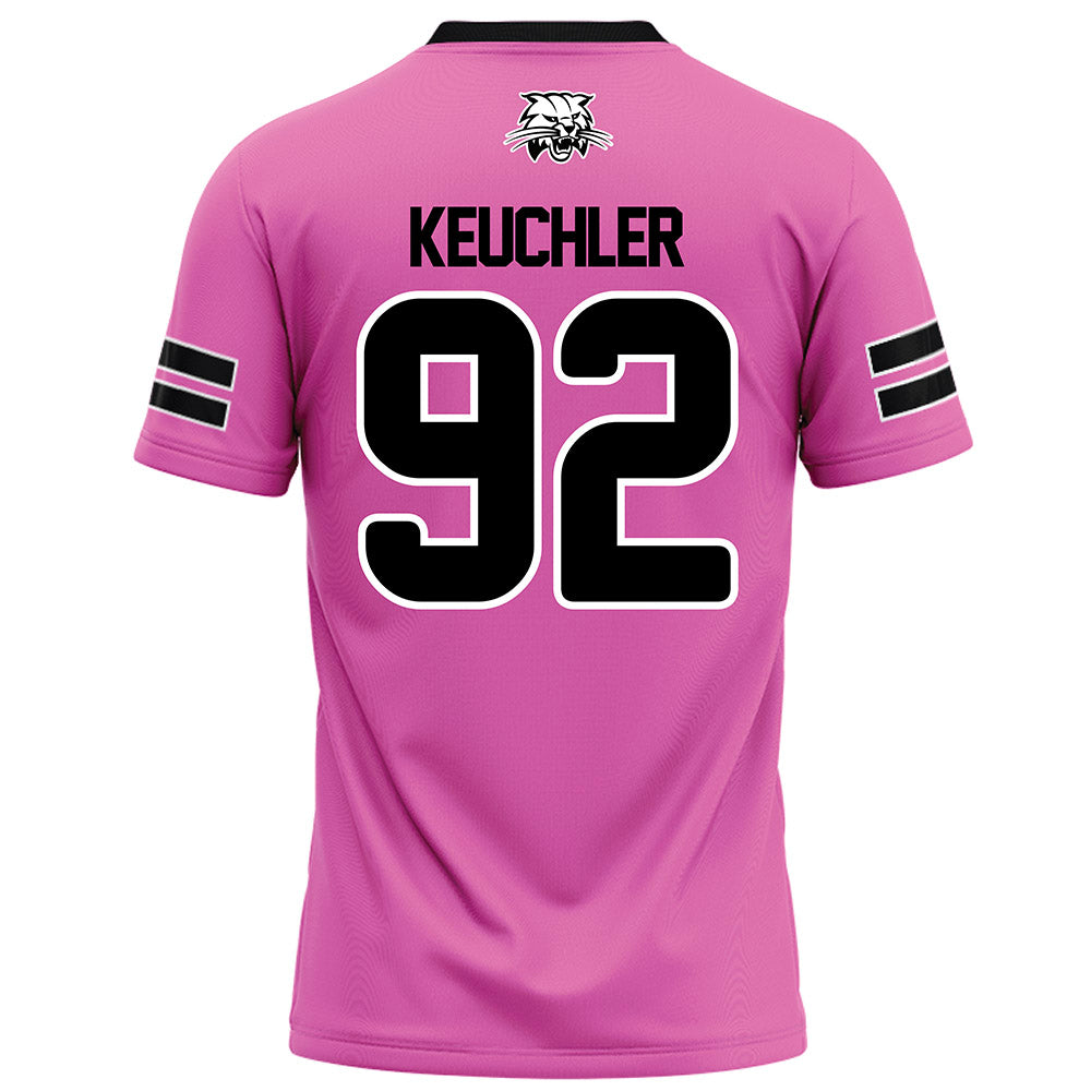 Ohio - NCAA Football : RJ Keuchler - Pink Football Jersey-1