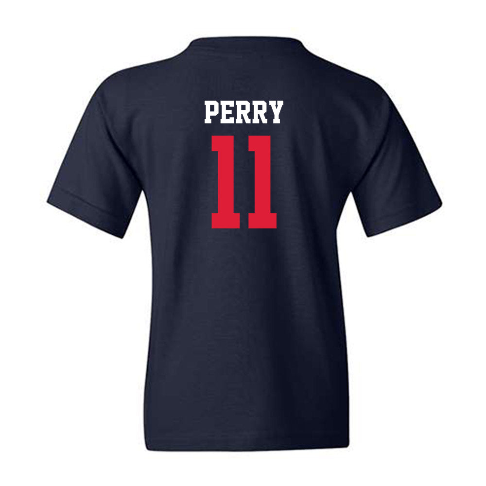 Dayton - NCAA Men's Basketball : Travis Perry - Classic Shersey Youth T-Shirt-1