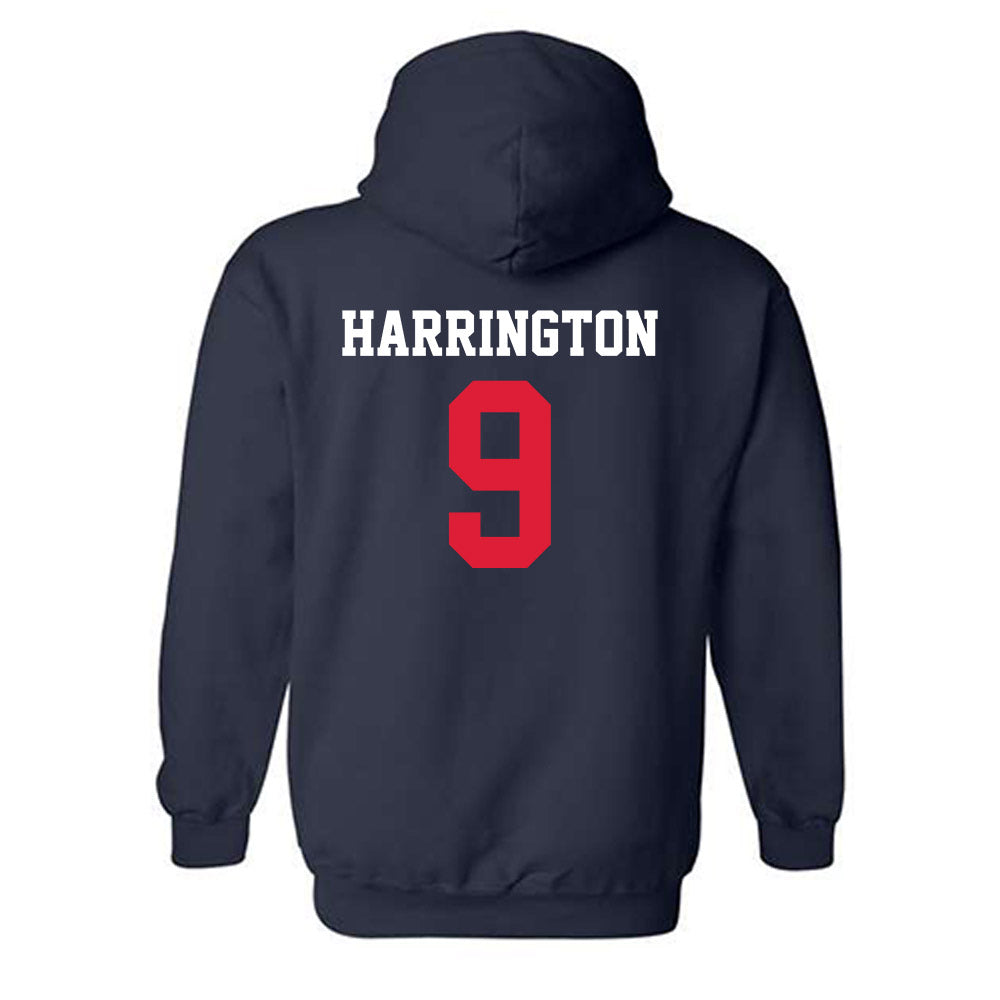 Dayton - NCAA Women's Volleyball : Natalie Harrington - Classic Shersey Hooded Sweatshirt-1