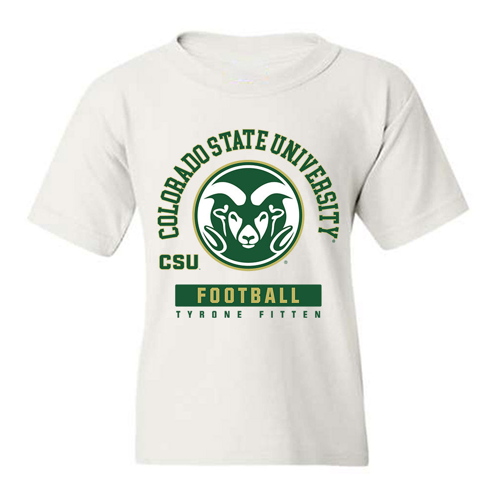 Colorado State - NCAA Football : Tyrone Fitten - Youth T-Shirt-0
