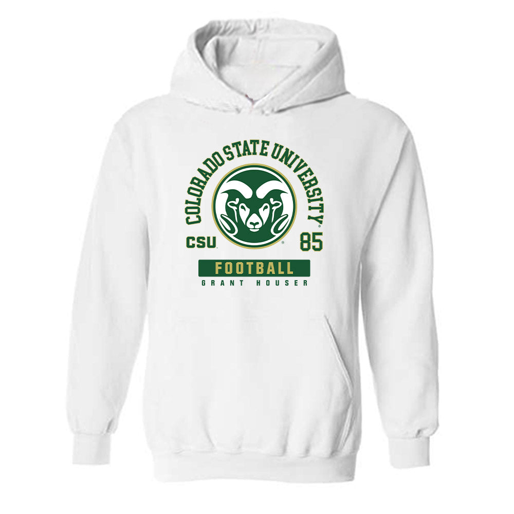 Colorado State - NCAA Football : Grant Houser - Hooded Sweatshirt-0