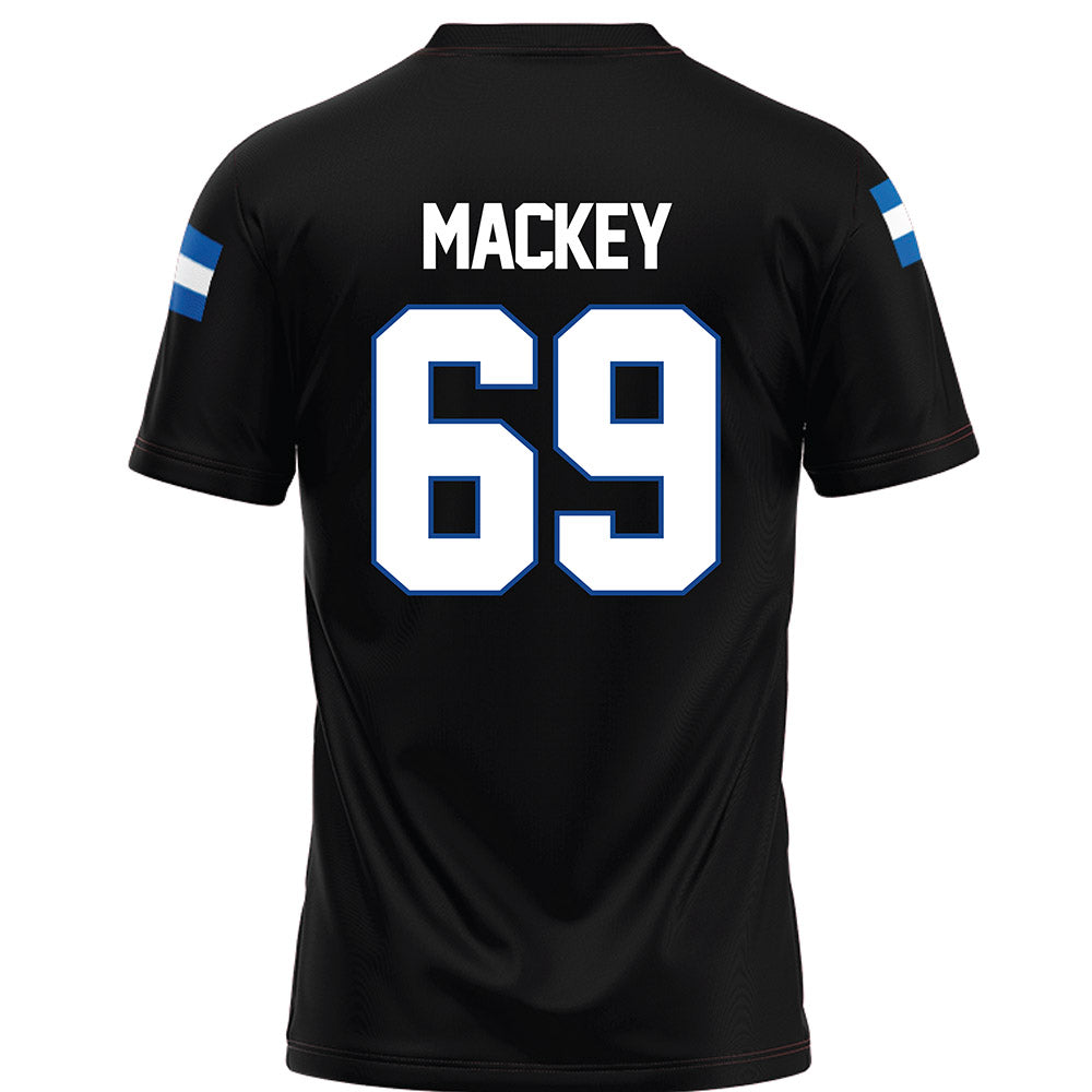 Grand Valley - NCAA Football : Cannon Mackey - Black Football Jersey-1