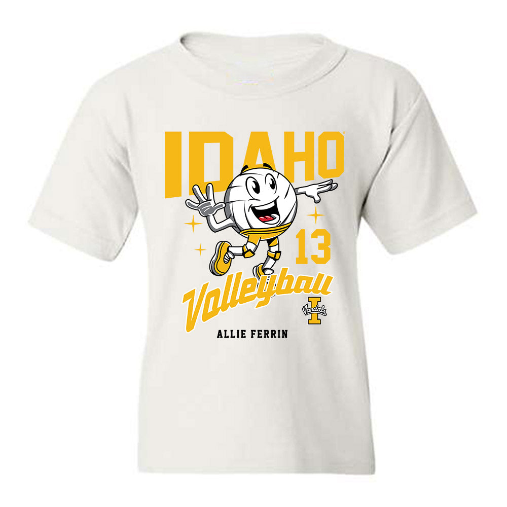 Idaho - NCAA Women's Volleyball : Allie Ferrin - Fashion Shersey Youth T-Shirt-0