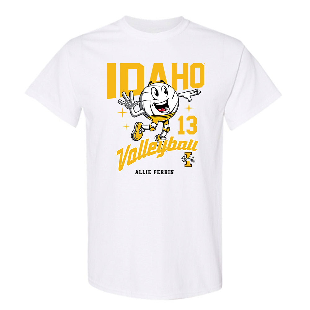 Idaho - NCAA Women's Volleyball : Allie Ferrin - Fashion Shersey T-Shirt-0