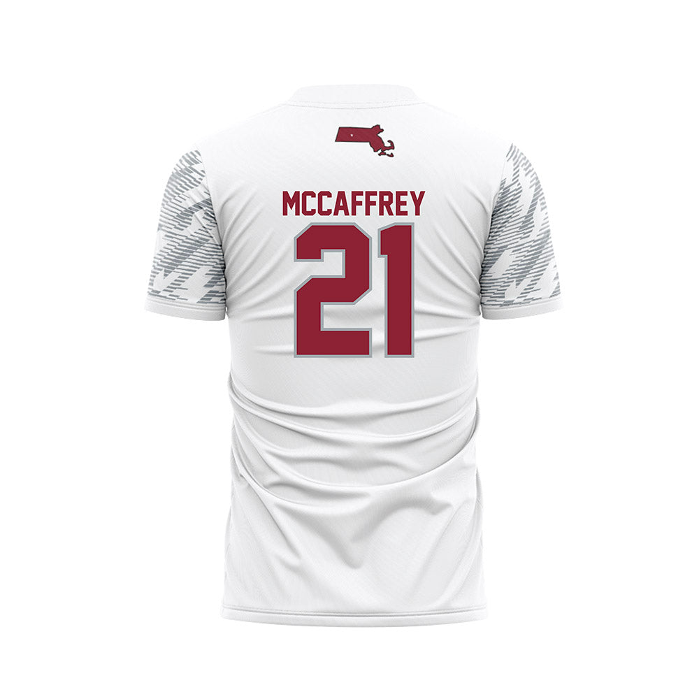 UMass - NCAA Women's Soccer : Annie McCaffrey - White Soccer Jersey-1