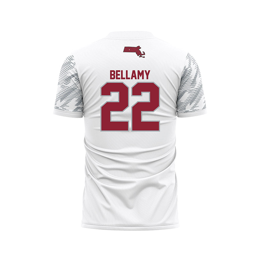 UMass - NCAA Women's Soccer : Morgan Bellamy - White Soccer Jersey-1