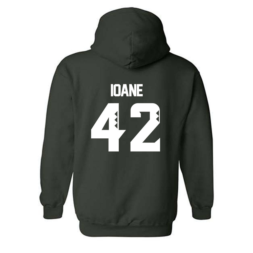 Hawaii - NCAA Football : Matteus Ioane - Classic Shersey Hooded Sweatshirt-1