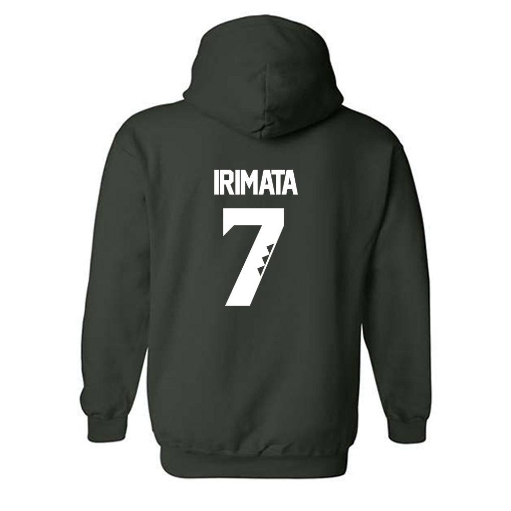 Hawaii - NCAA Softball : Taryn Irimata - Classic Shersey Hooded Sweatshirt-1