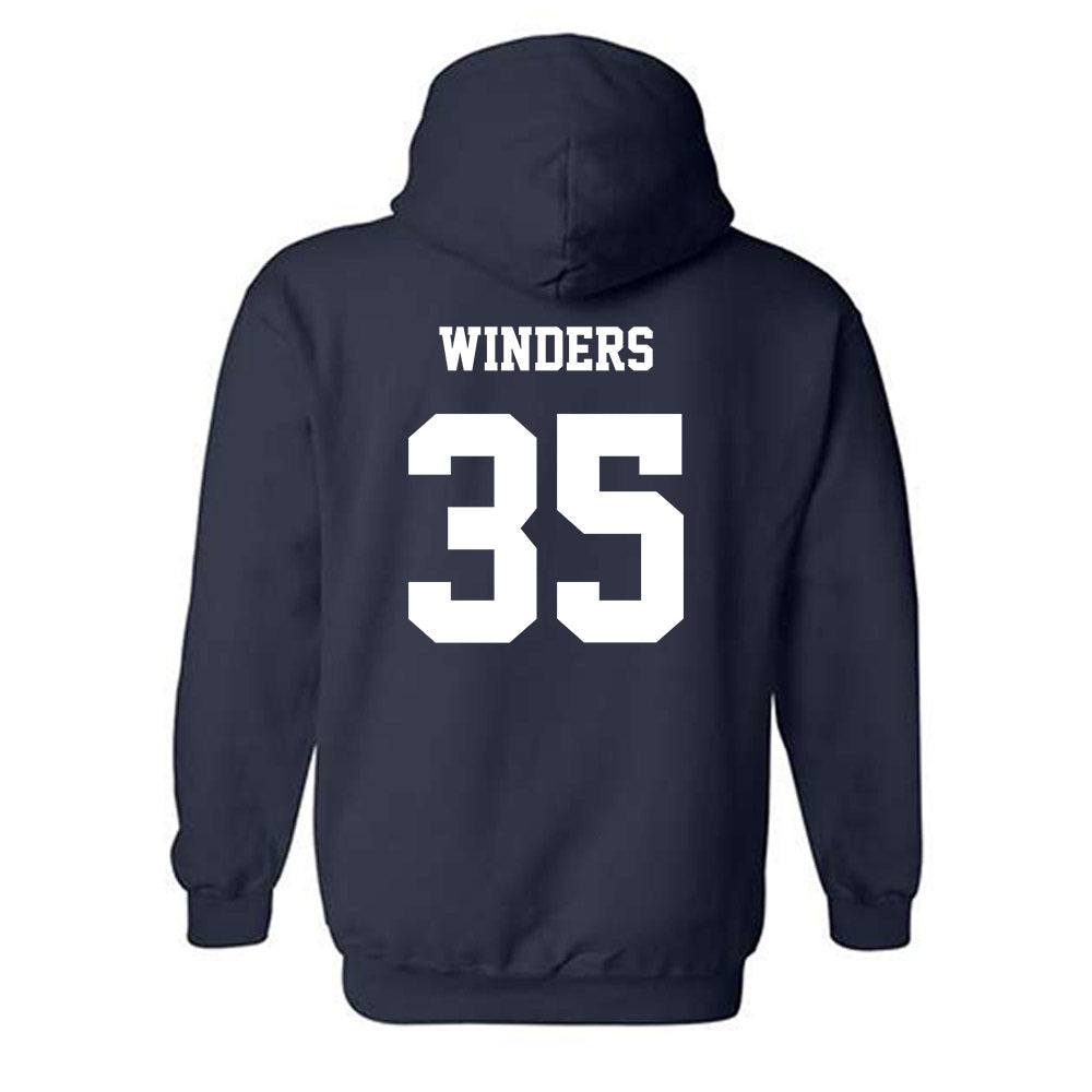 Butler - NCAA Baseball : Max Winders - Classic Shersey Hooded Sweatshirt-1