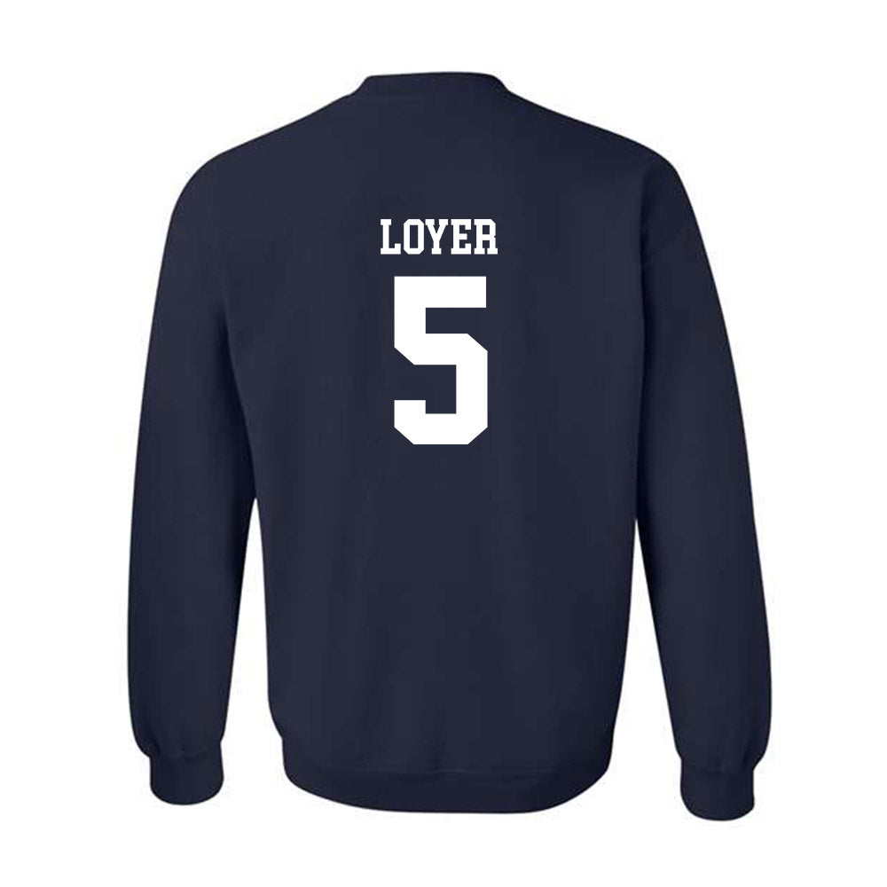BU - NCAA Women's Volleyball : Jersey Loyer - Classic Shersey Crewneck Sweatshirt-1