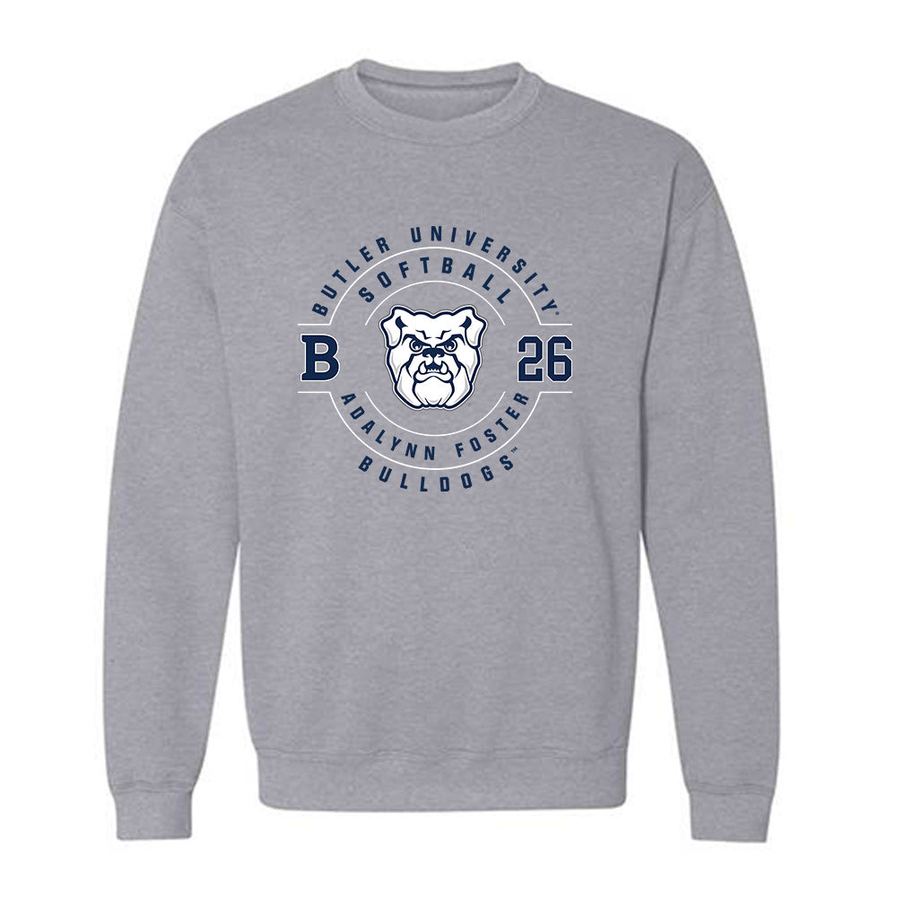 Butler - NCAA Softball : Adalynn Foster - Classic Fashion Shersey Crewneck Sweatshirt-0