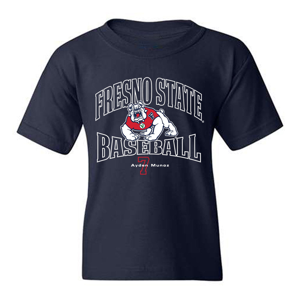 Fresno State - NCAA Baseball : Ayden Munoz - Classic Fashion Shersey Youth T-Shirt-0