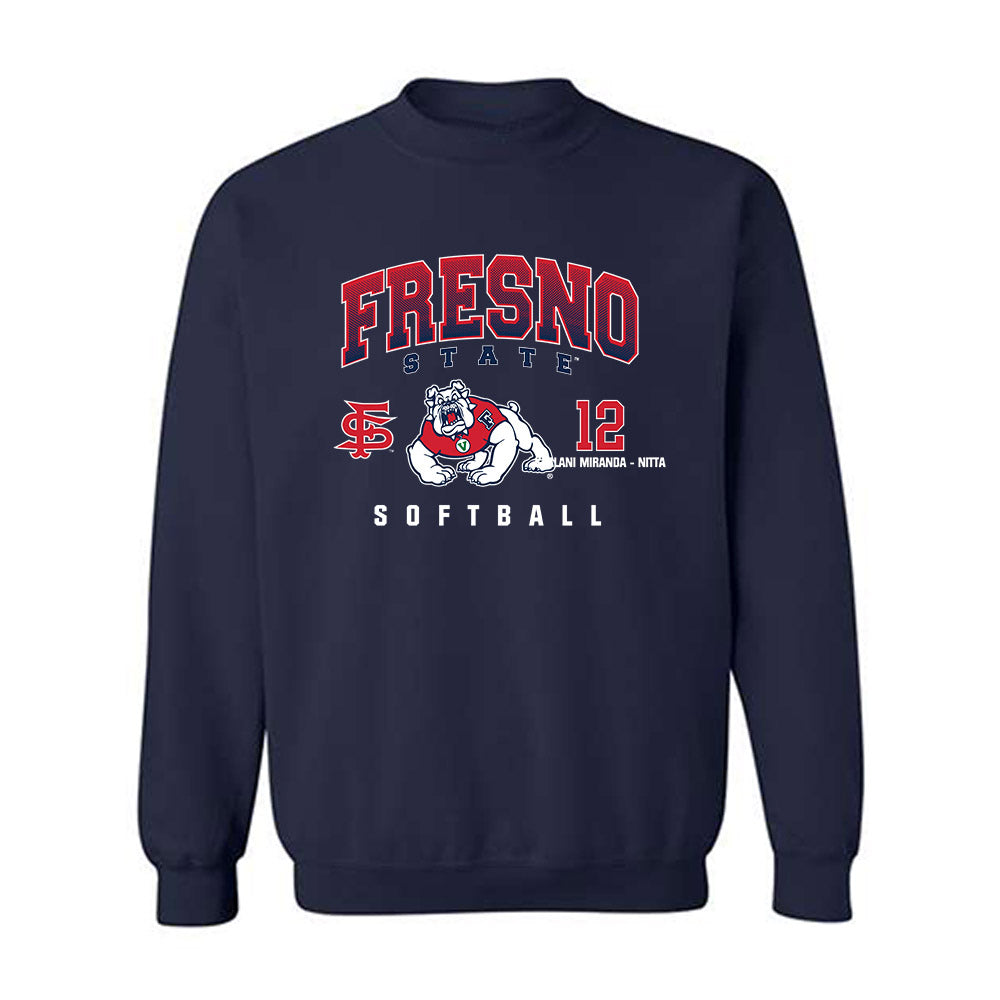 Fresno State - NCAA Softball : Kealani Miranda - Nitta - Classic Fashion Shersey Crewneck Sweatshirt-0