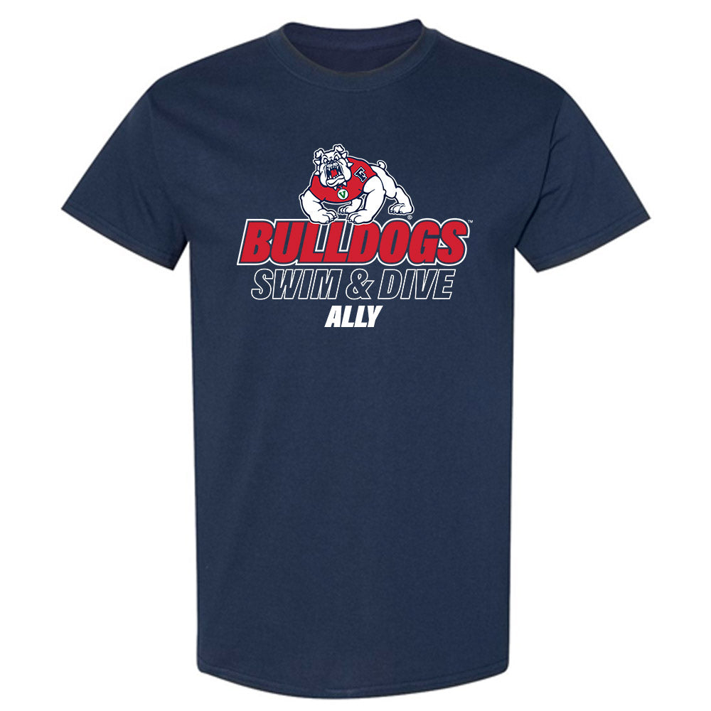 Fresno State - NCAA Women's Swimming & Diving : Grace Ally - Classic Fashion Shersey T-Shirt-0