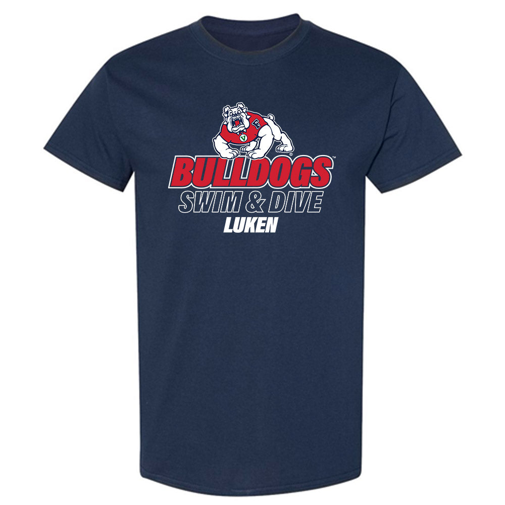Fresno State - NCAA Women's Swimming & Diving : Clare Luken - Classic Fashion Shersey T-Shirt-0