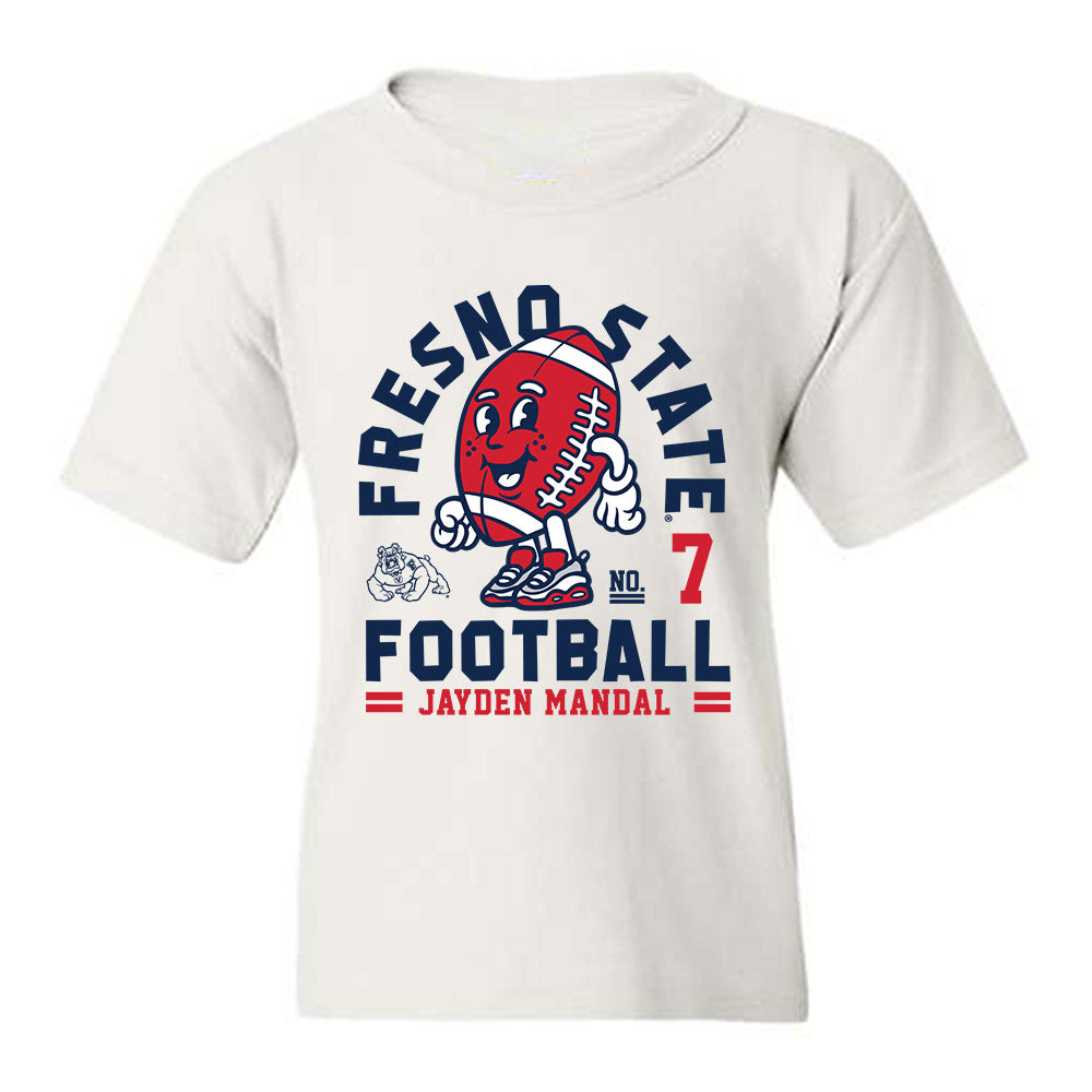 Fresno State - NCAA Football : Jayden Mandal - Fashion Shersey Youth T-Shirt-0