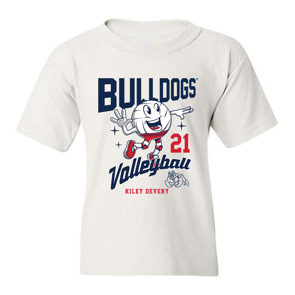 Fresno State - NCAA Women's Volleyball : Kiley Devery - Fashion Shersey Youth T-Shirt-0